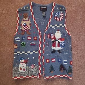 VTG USA UGLY CHRISTMAS SWEATER